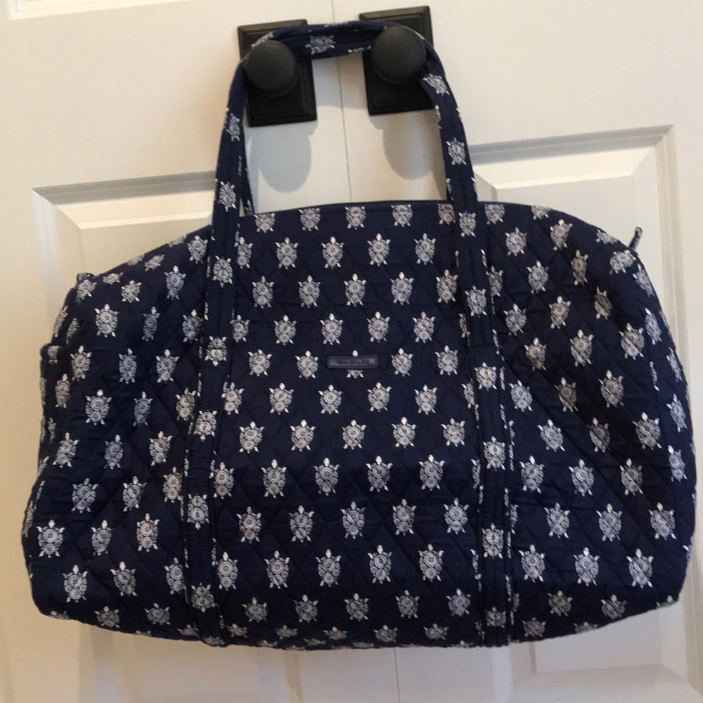 Turtle print Vera Bradley Duffle